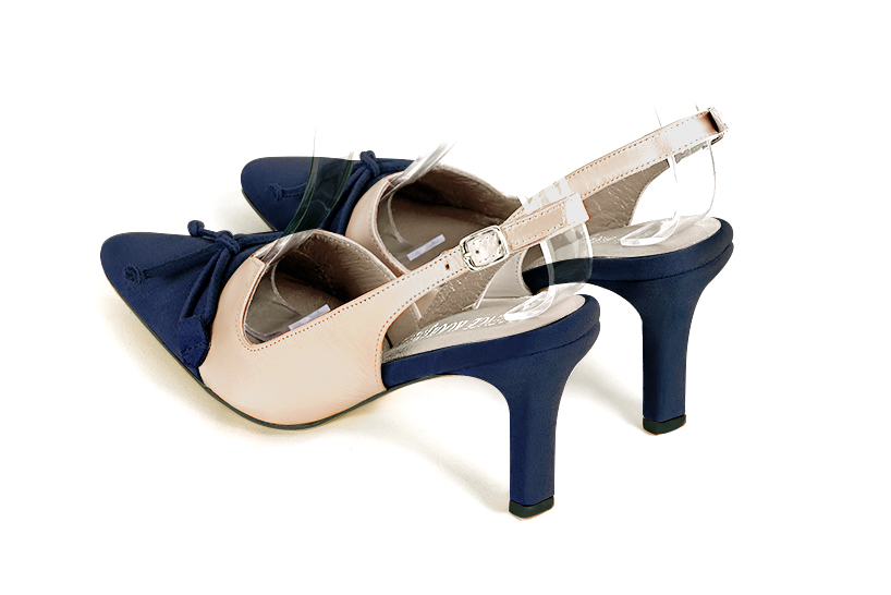 Navy and cream heels best sale